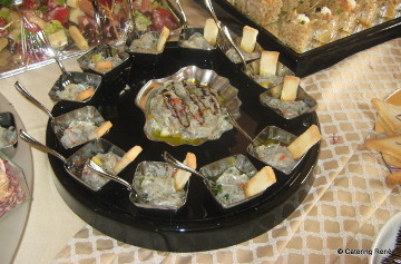 Prepared dishes for an event