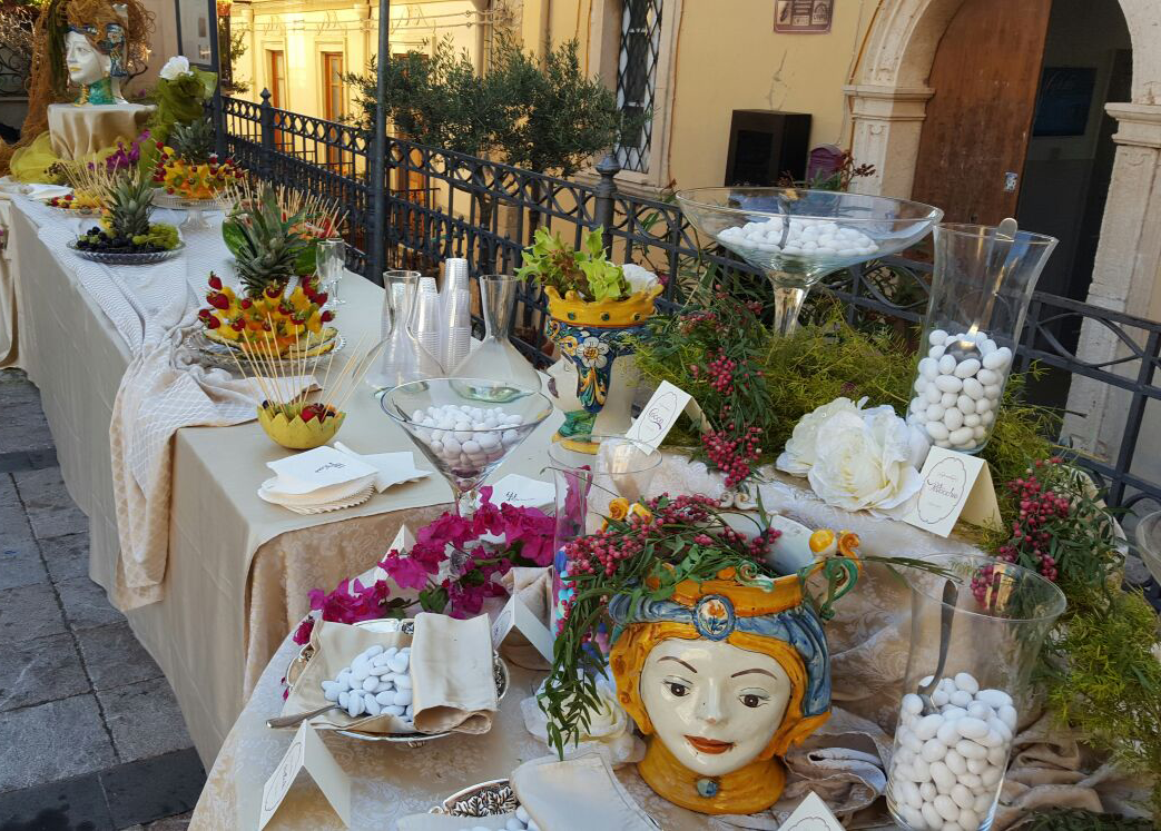 Sicilian-themed event decor